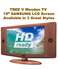 Tree V TV 19 Inch Wooden Frame TV