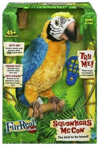 Talking parrot 2025 toy argos