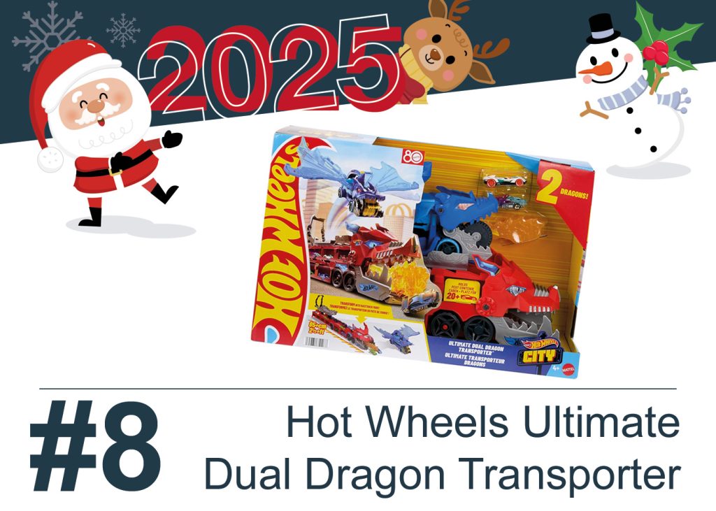 Top 10 Christmas Toy 2025 – Hot Wheels Dual Dragon Transporter Toy