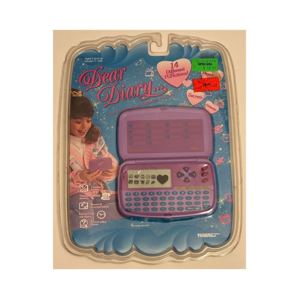 Dear Diary Electronic Diary Top 10 Christmas Toys 1994 secret digital diary for kids