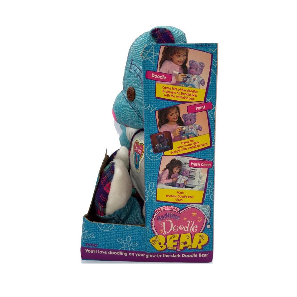 Doodle Bear Plush Top 10 Christmas Toys 1996 washable draw-on teddy for creativity