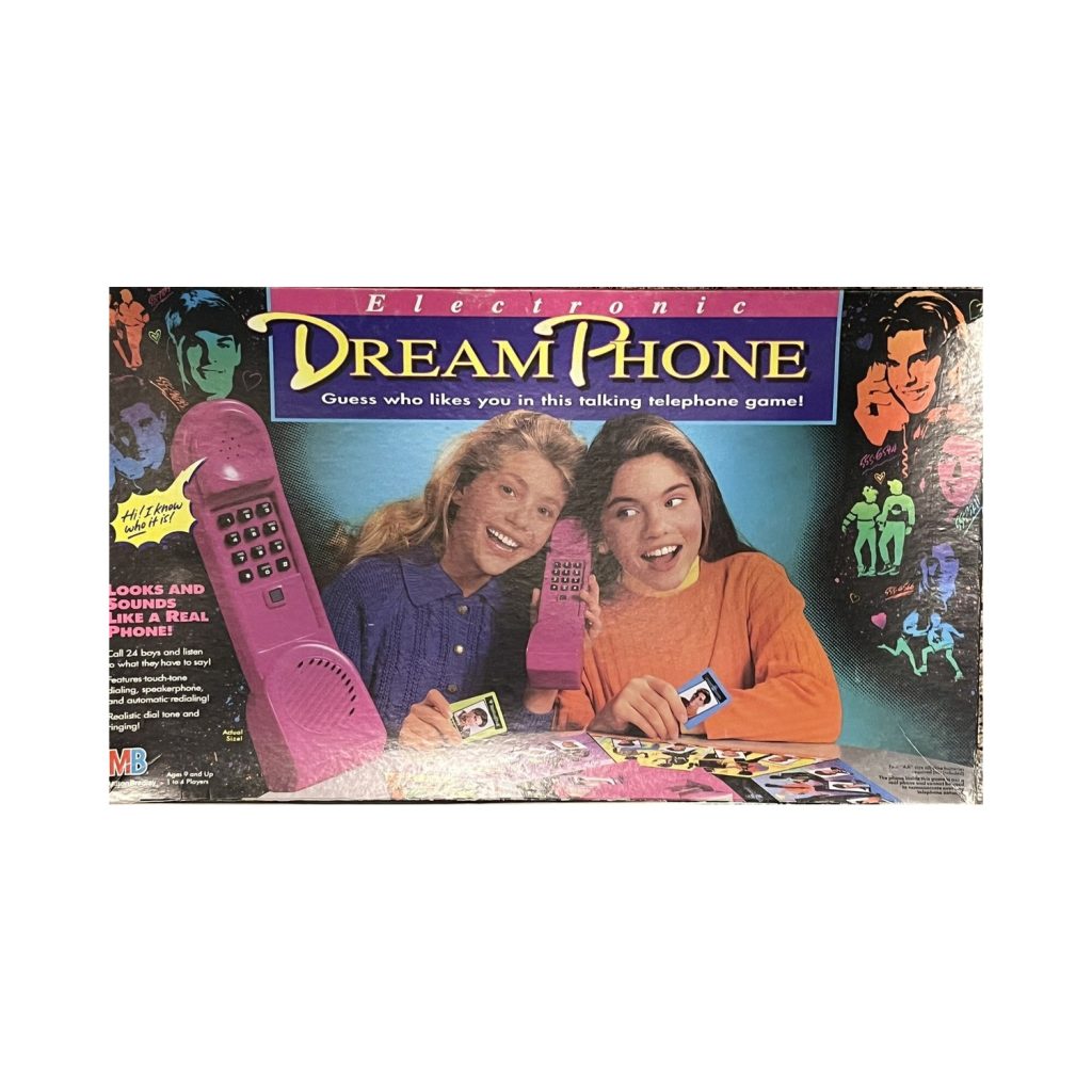 Dream Phone Board Game Top 10 Christmas Toys 1993 sleepover party game with pretend calls