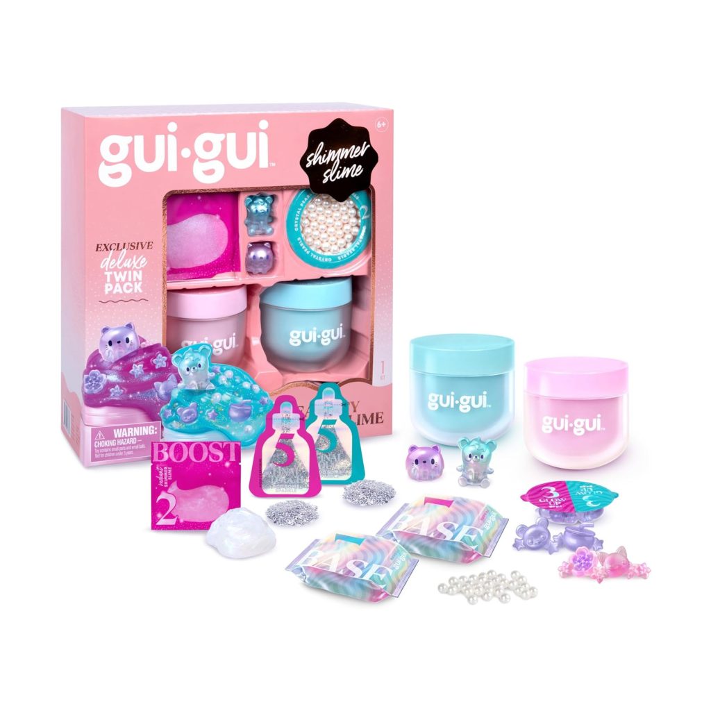 Gui Gui Shimmer Deluxe Duo Pack review festive slime craft toy 2025