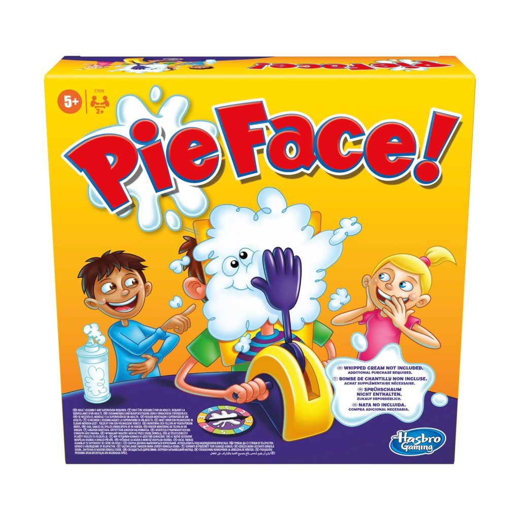 Hasbro Pie Face Review – High-quality image of the Hasbro Pie Face family game
