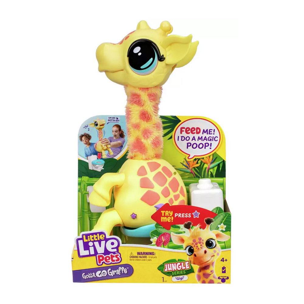 Little Live Pets Gotta Go Giraffe-Gigi review festive interactive pet toy 2025