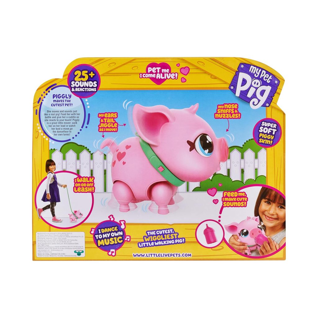 Little Live Pets Piggly interactive toy review image – Christmas 2021