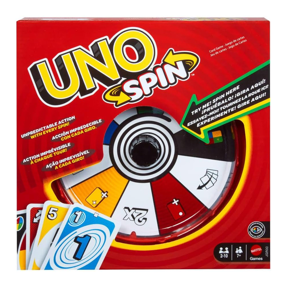 UNO Spin Game toy for Christmas 2025