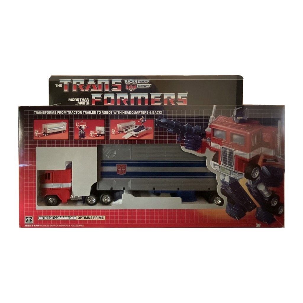 Optimus Prime Transformer Top 10 Christmas Toys 1984 converting robot and truck leader toy
