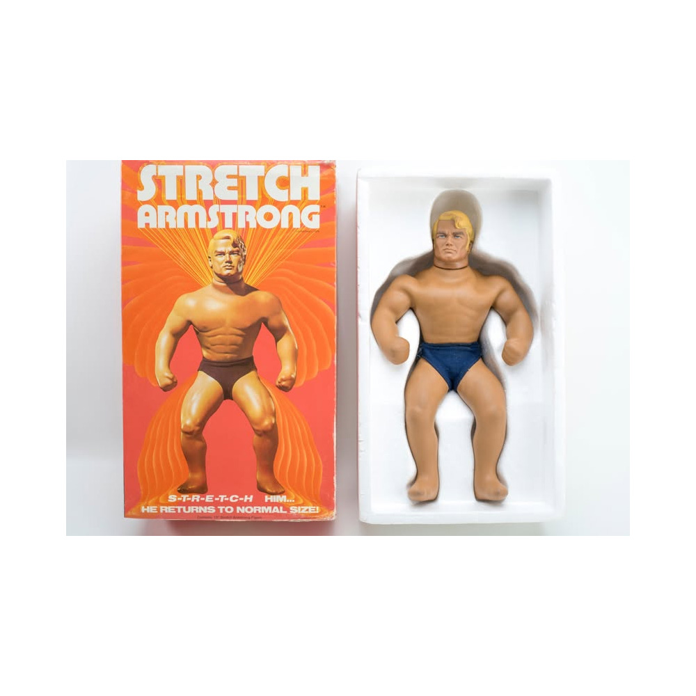 Stretch Armstrong Figure Top 10 Christmas Toys 1977 stretchable elastic action figure toy