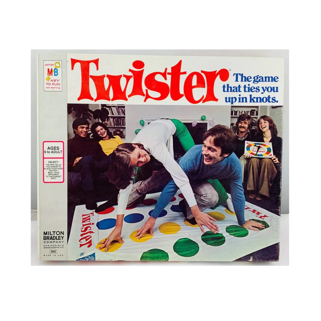 Twister Family Game Top 10 Christmas Toys 1974 colorful mat party game classic
