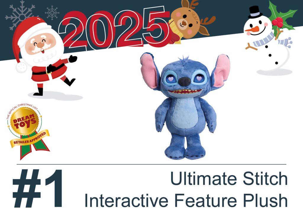 Stitch Ultimate Interactive Plush Dream Toy 2025
